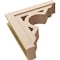 Ekena Millwork 8"W x 32"D x 32"H Thin Sheridan Rough Cedar Woodgrain TimberThane Corbel, Primed Tan CORUR08X32X32SHERCPR - alternate 4